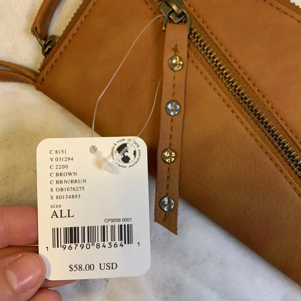 NWT Free People Distressed Vegan Wallet